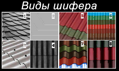 виды шифера виды шифера